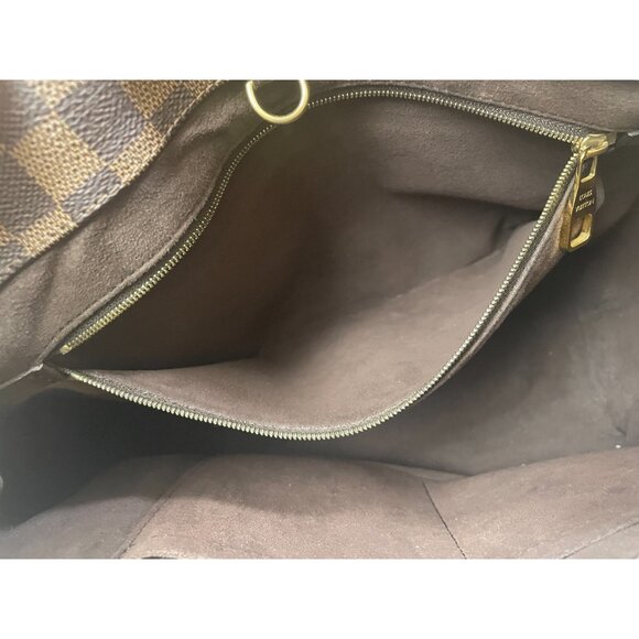 Louis Vuitton Brown Checkered Tote Bag - Picture 8 of 15